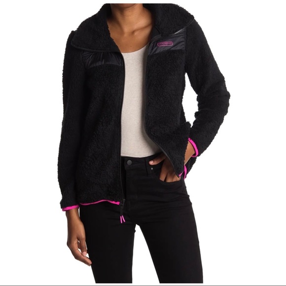 Lucky Brand Faux Fur Sherpa Fleece Teddy Jacket - Picture 7 of 9